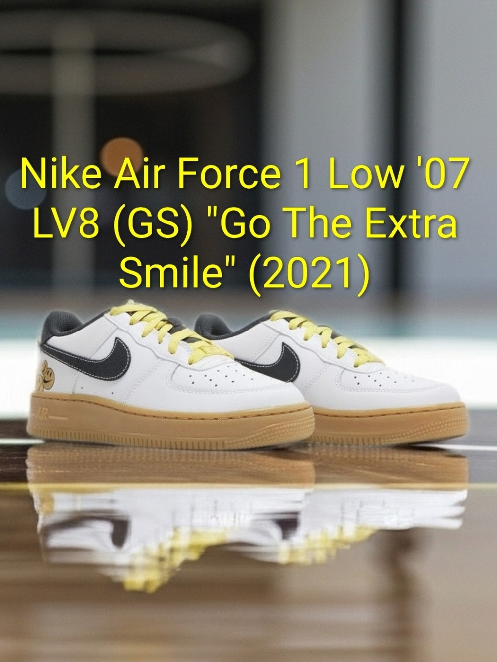 Nike Air Force 1 Low '07 LV8 (GS) "Go The Extra Smile" (2021) (GS) M5Y/W6.5 EUC